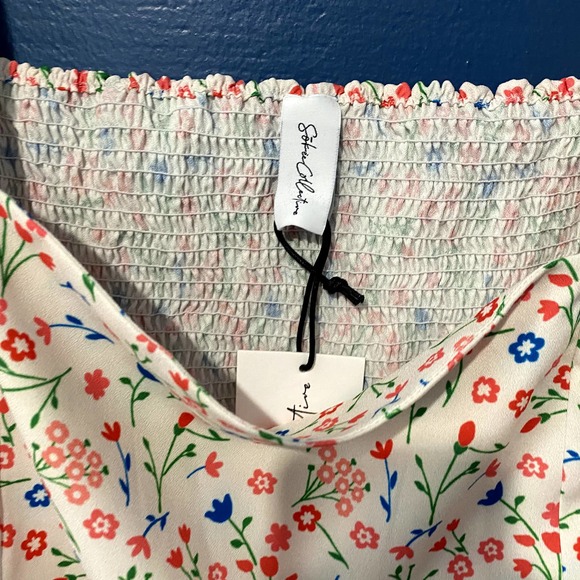 NWT Sokie Collective | Shopbop Cropped Floral Top - Picture 4 of 10